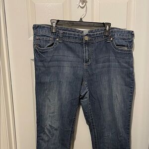 Maurices Dark Blue Straight Leg Jeans